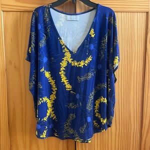 Fighting Eel x Punahou Women's Flowy Top Size Large
